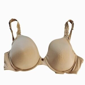 Natori Body Double T-Shirt Bra 36C Cafe Full Fit Contour Underwire 136001